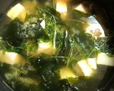 収穫した豆苗さんのお味噌汁作り方4写真