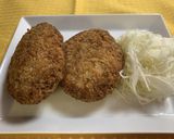 半分キャベツのあっさりメンチカツ作り方7写真
