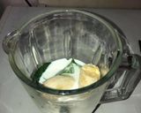 ドクダミ入りバナナミルクシェイク作り方3写真
