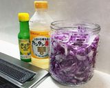 紫キャベツと玉ねぎのカンタン酢漬け作り方3写真