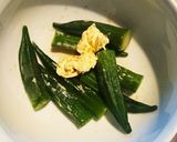 お弁当★オクラ醤油バター★作り置き作り方2写真