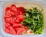 タラコと大葉の卵かけご飯作り方1写真