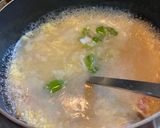 チキンのふわふわ✨かきたま汁作り方7写真