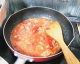 サバ缶とケチャップ炒め作り方3写真