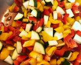 夏野菜たっぷり冷やし坦々麺♪作り方1写真