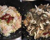 タラとズッキーニのチリガーリック炒め煮作り方4写真
