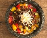 夏野菜たっぷり冷やし坦々麺♪作り方8写真