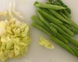 アスパラとコーンの白和えサラダ作り方1写真