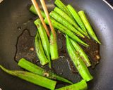 オクラの生姜焼き作り方3写真