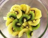 キウイ寒天ゼリー作り方1写真