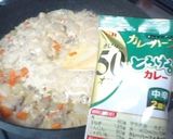 ✿焼きカレーうどん✿作り方4写真
