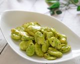 茹でない!空豆の米油炒め作り方4写真