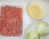 ハンバーグのレモンチーズ焼き♪簡単作り方1写真