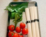 そうめんの冷製パスタ風作り方1写真