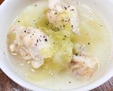 手羽元と野菜のベース塩スープ☆作り方7写真