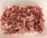 小松菜と豚肉の炒めもの風作り方2写真