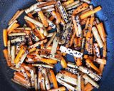 人参・牛蒡の酢入り金平ごぼう＊お弁当作り方6写真