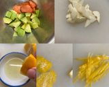 スモークサーモンと アボカドの素麺作り方2写真