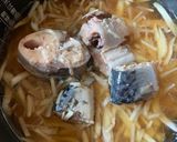 炊飯器で簡単★鯖缶とごぼうの炊き込みご飯作り方3写真