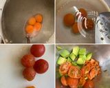 スモークサーモンと アボカドの素麺作り方4写真