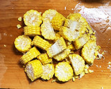 とうもろこしとアスパラのエスニック風煮物作り方1写真