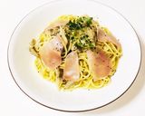 舞茸と生ハムのオイルパスタ作り方6写真