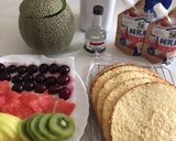 丸ごとメロンケーキ作り方3写真