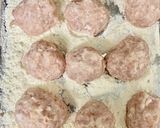 ふわふわやわらかい鶏肉団子の照り焼き作り方3写真