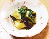 なすとズッキーニの煮浸し作り方6写真