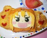 キャラ弁☆うまるちゃんオムライス作り方6写真
