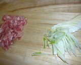 豆腐ステーキ中華風ねぎ豚ソース作り方4写真