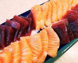 【晩酌に】塩で!!マグロとサーモンの漬け作り方9写真