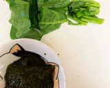 アカモクとつる紫のネバネバお味噌汁作り方1写真