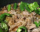 万願寺唐辛子と豚肉の生姜焼き作り方7写真