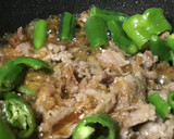 万願寺唐辛子と豚肉の生姜焼き作り方7写真