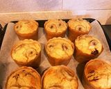 チョコバナナのマフィン作り方8写真