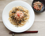 和えるだけで激ウマ☆明太えのきのパスタ作り方4写真