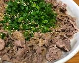ネギたっぷりスタミナごまダレの焼肉！作り方4写真
