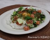 レタスとサーモンのサラダ丼作り方3写真