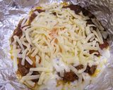 残ったカレーで焼きカレー風巣ごもり卵作り方4写真