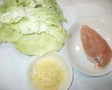 鶏キャベツのレモンチーズ焼き♪簡単作り方1写真