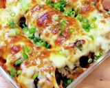 ナス×豚肉の味噌マヨチーズ焼き作り方7写真