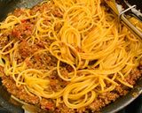 お手軽！たっぷりトマトのボロネーゼパスタ作り方6写真