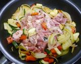 簡単！豚こま野菜のガラムマサラソテー作り方5写真