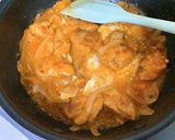 コチュジャン&豆板醤入り 旨辛親子丼作り方12写真