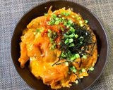コチュジャン&豆板醤入り 旨辛親子丼作り方15写真