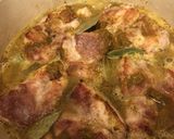 ルクルーゼでチキンカレークリームスープ煮作り方6写真