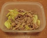 レンジ★豚肉とキャベツのマヨしょう油炒め作り方3写真
