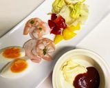 朝食やおつまみに♡エビマヨトースト作り方1写真