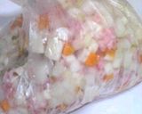 簡単汚れない！ナイロン袋でやわらか肉団子作り方2写真